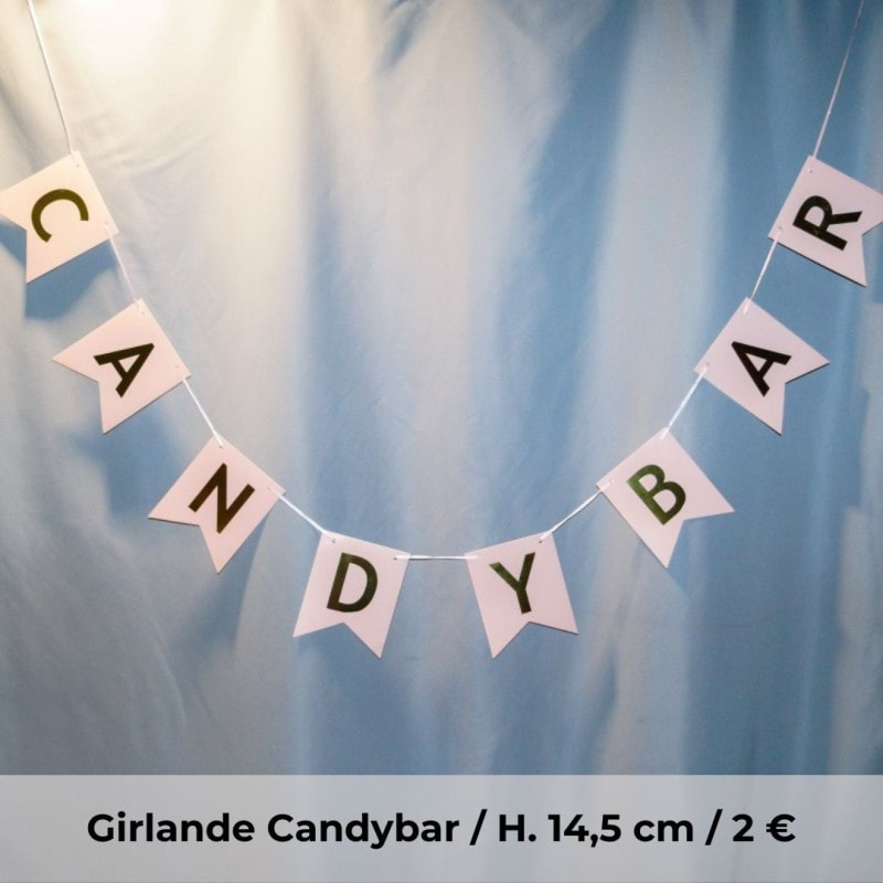 Girlande Candy Bar
