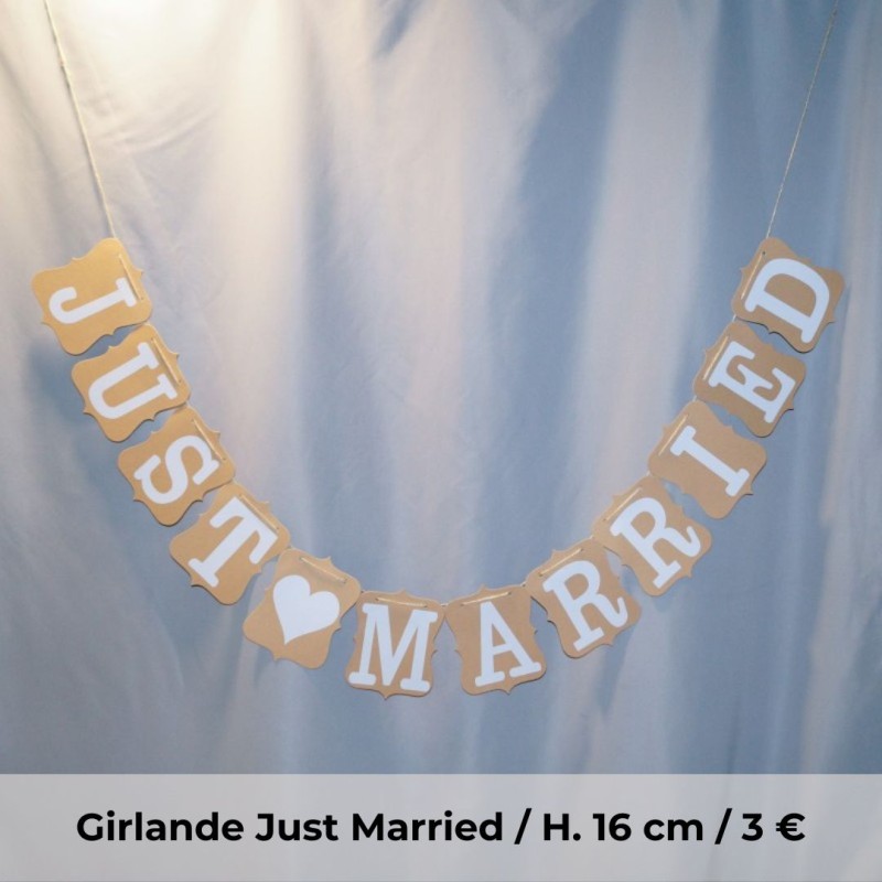 Girlande Just Married